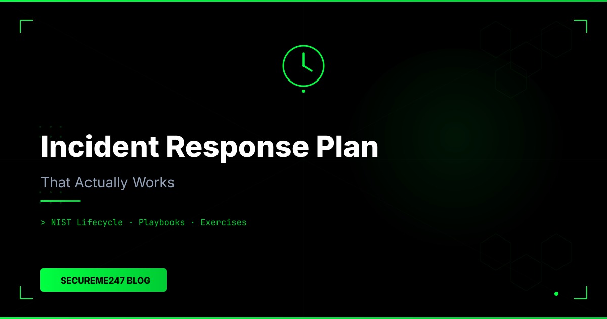 How to Build an Incident Response Plan That Actually Works