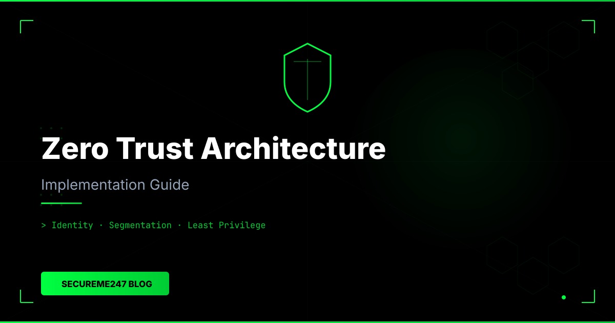 Zero Trust Architecture: A Practical Implementation Guide